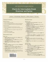 Charts for Intermediate Greek Grammar and Syntax : A Quick Reference Guide to Going Deeper with New Testament Greek