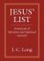 Jesus' List : Essentials of Salvation and Spiritual Growth