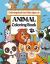 Animal Coloring Book Coloring Book for Kids Ages 3-8 : Coloring Pages of Animal Letters a to Z for Boys & Girls, Little Kids, Preschool, Kindergarten and Toddlers