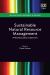Sustainable Natural Resource Management : A Multidisciplinary Approach