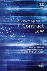 A Research Agenda for Contract Law