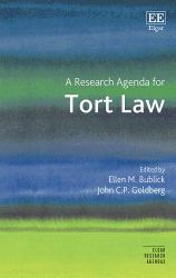 A Research Agenda for Tort Law