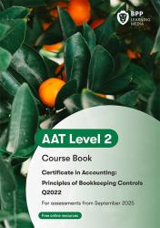 AAT Principles of Bookkeeping Controls : Course Book