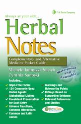 Herbal Notes : Complementary and Alternative Medicine Pocket Guide