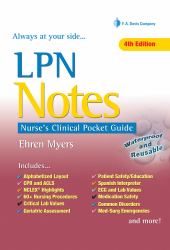 LPN Notes : Nurse's Clinical Pocket Guide