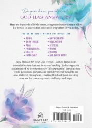 Bible Wisdom for Your Life: Women's Edition : 1,000 Key Scriptures