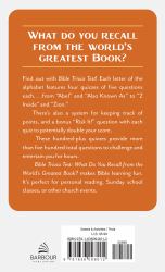 Bible Trivia Test : What Do You Recall from the World's Greatest Book?