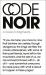 Code Noir
