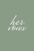 Her Vows : Wedding Vow Book Sage Green Elegant Lettering Vow Booklet for Women