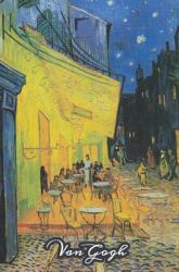 Cafe Terrace at Night Van Gogh Note Book : Hardcover Journal Notebook Diary with Dot Grid, Lined, Blank Vintage Paper for Writing Drawing Journaling