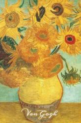 Vase with Twelve Sunflowers Van Gogh Note Book : Hardcover Journal Notebook Diary with Dot Grid, Lined, Blank Vintage Paper for Writing Drawing Journaling