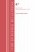 Code of Federal Regulations, Title 47 Telecommunications 20-39, Revised As of October 1 2024