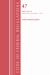 Code of Federal Regulations, Title 47 Telecommunication 70-79, Revised As of October 1 2024