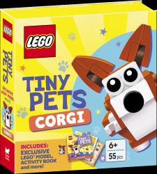LEGO® Books. Tiny Pets: Corgi (with Exclusive Corgi Mini-Build, Paper Crafts, Stickers and Activity Book)