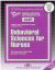 Behavioral Sciences for Nurses