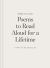 Poems to Read Aloud for a Lifetime