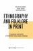 Ethnography and Folklore in Print : Cross-Genre Explorations of Nineteenth-Century Social Knowledge