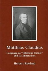 Matthias Claudius : Language as 