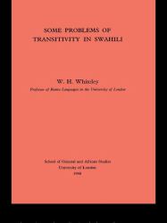 Some Problems of Transitivity in Swahili
