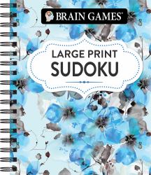 Brain Games - Large Print Sudoku (Floral)