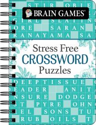Brain Games - to Go - Stress Free: Crossword Puzzles (Teal)