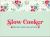 Slow Cooker Recipe Card Collection Tin