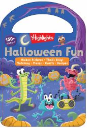Halloween Fun : Spooktacular Puzzles, Crafts, Recipes and More Halloween Activities for Toddlers, 48-Page Halloween Board Book for Kids