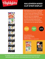 Halloween Mixed 12C Clip Strip
