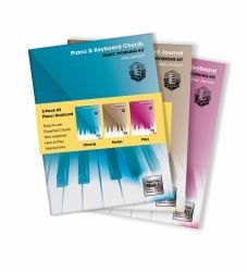 3-Book Music Working Kit for Piano and Keyboard