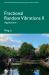 Fractional Random Vibrations II : Applications