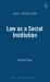 Law As a Social Institution