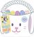 Bluey: Where's the Easter Egg? : A Shaped Tabbed Board Book