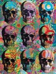 Dean Russo Skull Mosaic Journal : Lined Journal