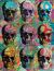 Dean Russo Skull Mosaic Journal : Lined Journal