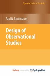 Design of Observational Studies