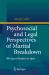 Psychosocial and Legal Perspectives of Marital Breakdown : With Special Emphasis on Spain