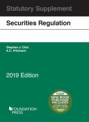 Securities Regulation Statutory Supplement, 2019 Edition