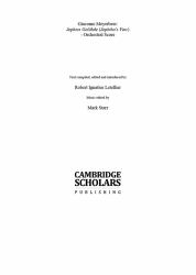 Giacomo Meyerbeer : Jephtha's Vow - Orchestral Score