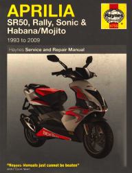 Aprilia SR50, Rally, Sonic, Habana and Mojito Scooters, '93-'09