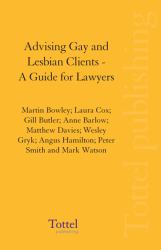 Advising Gay and Lesbian Clients