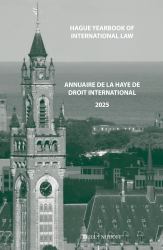 Hague Yearbook of International Law / Annuaire de la Haye de Droit International, Vol. 38 (2025)