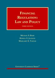 Financial Regulation : Law and Policy