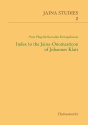 Index to the Jaina-Onomasticon of Johannes Klatt