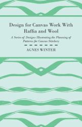 Design for Canvas Work with Raffia and Wool