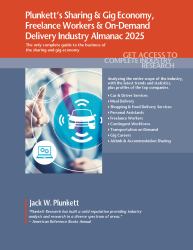 Plunkett's Sharing & Gig Economy, Freelance Workers & on-Demand Delivery Industry Almanac 2025 : Sharing & Gig Economy, Freelance Workers & on-Demand Delivery Market Research, Statistics, Trends & Leading Companies