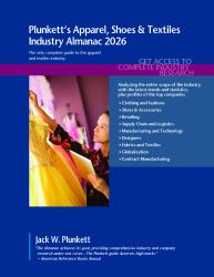Plunkett's Apparel, Shoes & Textiles Industry Almanac 2026 : Apparel, Shoes & Textiles Industry Market Research, Statistics, Trends and Leading Companies
