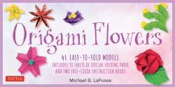 Origami Flowers Kit : 41 Easy-To-fold Models - Includes 98 Sheets of Special Origami Paper (Kit with Two Origami Books of 41 Projects) Great for Kids and Adults!