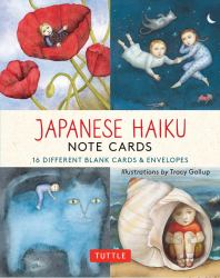 Japanese Haiku,16 Note Cards : 16 Different Blank Cards with 17 Star Patterned Envelopes in a Keepsake Box!