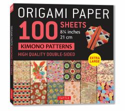Origami Paper 100 Sheets Kimono Patterns 8 1/4 (21 Cm) : High Quality Double-Sided