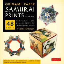 Origami Paper - Samurai Prints - Small 6 3/4 - 48 Sheets : Tuttle Origami Paper: Origami Sheets Printed with 8 Different Designs: Instructions for 6 Projects Included